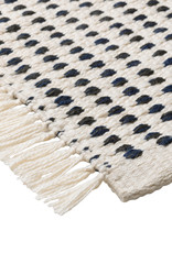 Ferm Living Way Rug 140x200 | Off-White/Blue