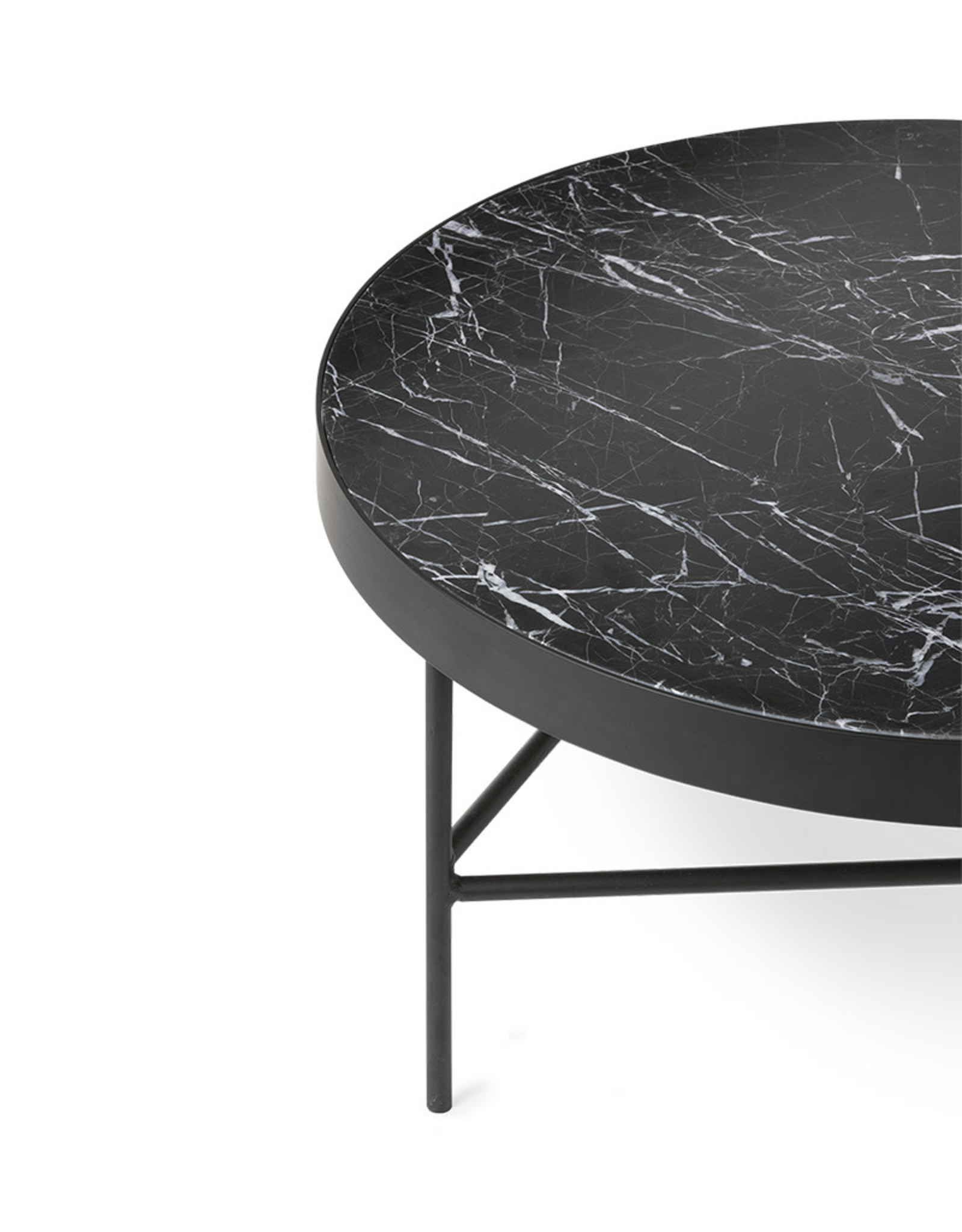 Ferm Living Marble Table L | Black | showroommodel