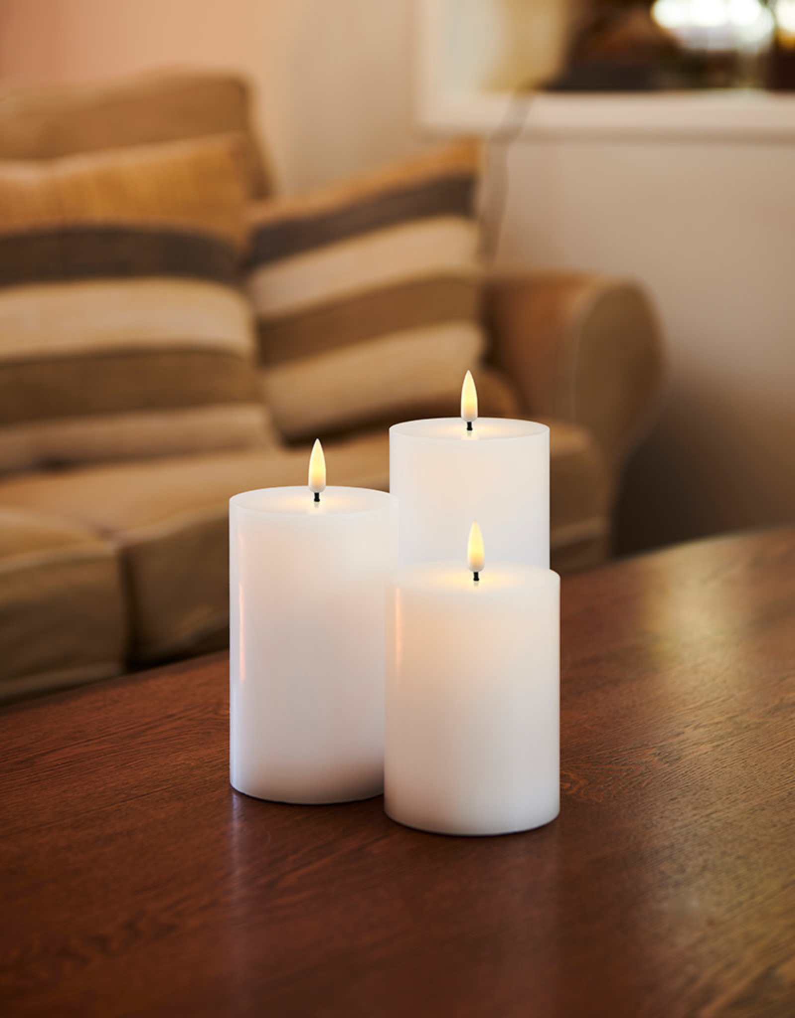 Sirius Sille Led Candle | Set of 3 | White