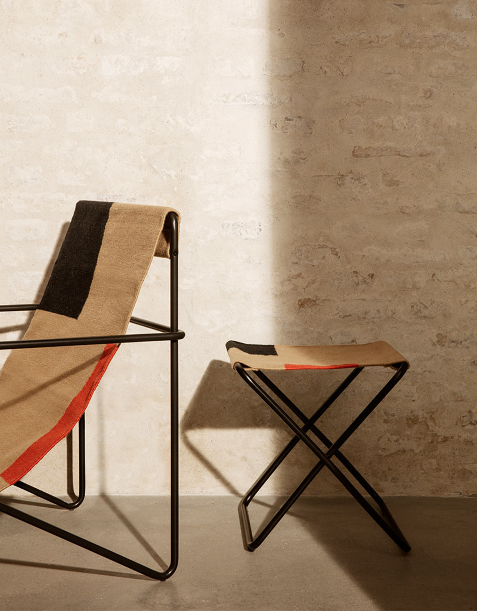 Ferm Living Desert Lounge Chair - Black/Block