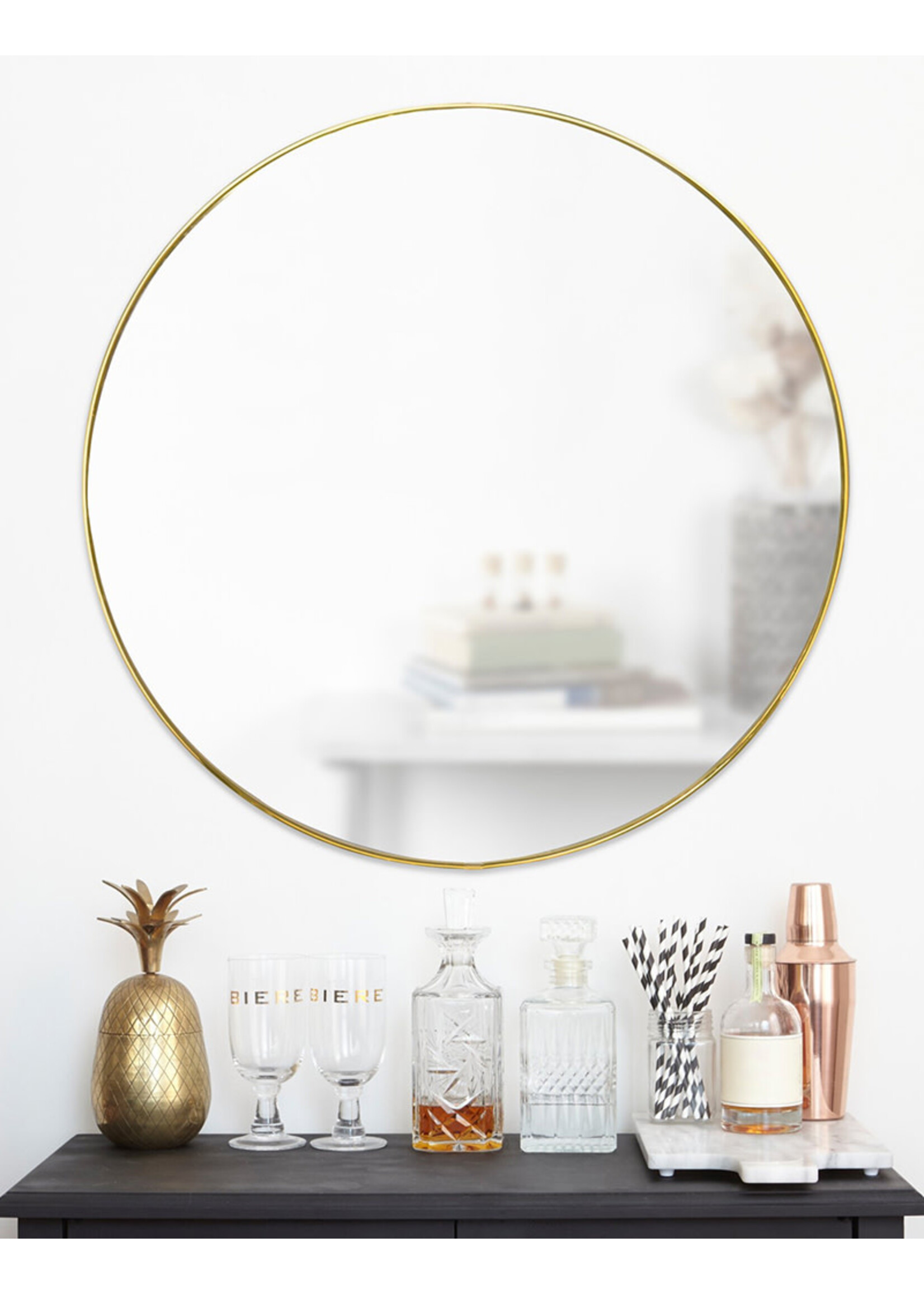 Umbra Hubba Mirror - Ø86 - Gold