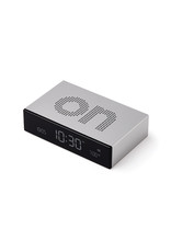 Lexon Flip Clock Premium | Silver