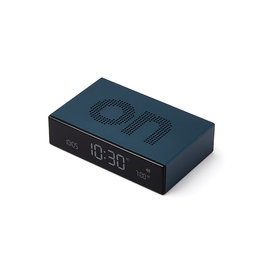 Lexon Flip Clock Premium | Dark Blue