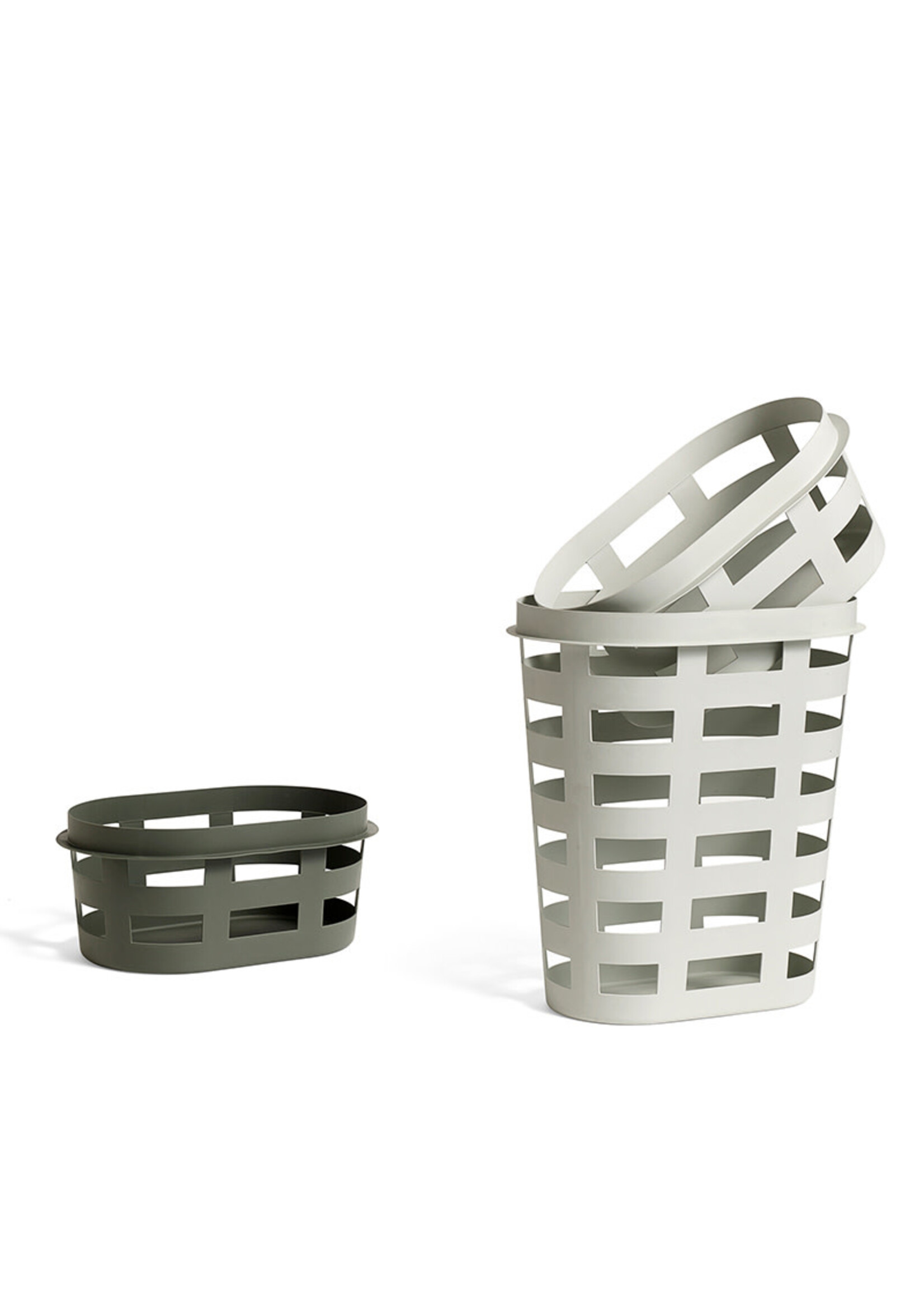 HAY Laundry Basket S - Light Grey