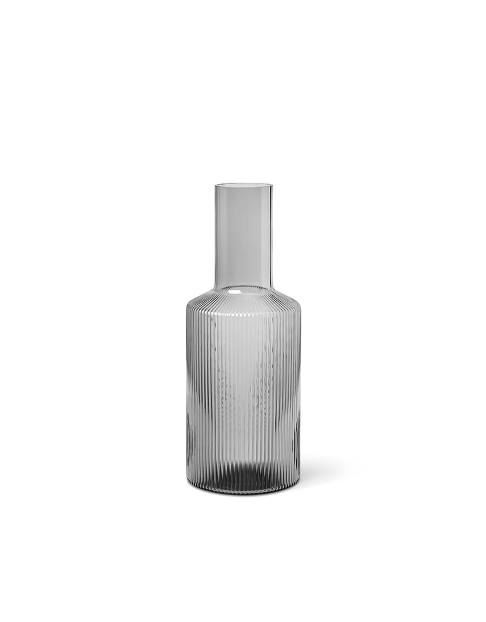 Ferm Living Ripple Carafe | Smoked Grey