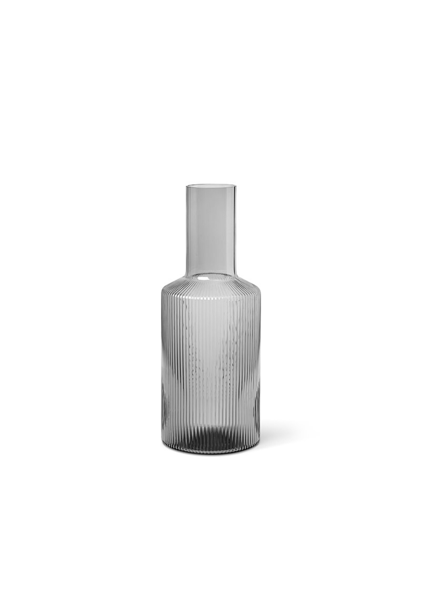 Ferm Living Ripple Carafe - Smoked Grey