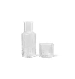 Ferm Living Ripple Small Carafe Set | Clear