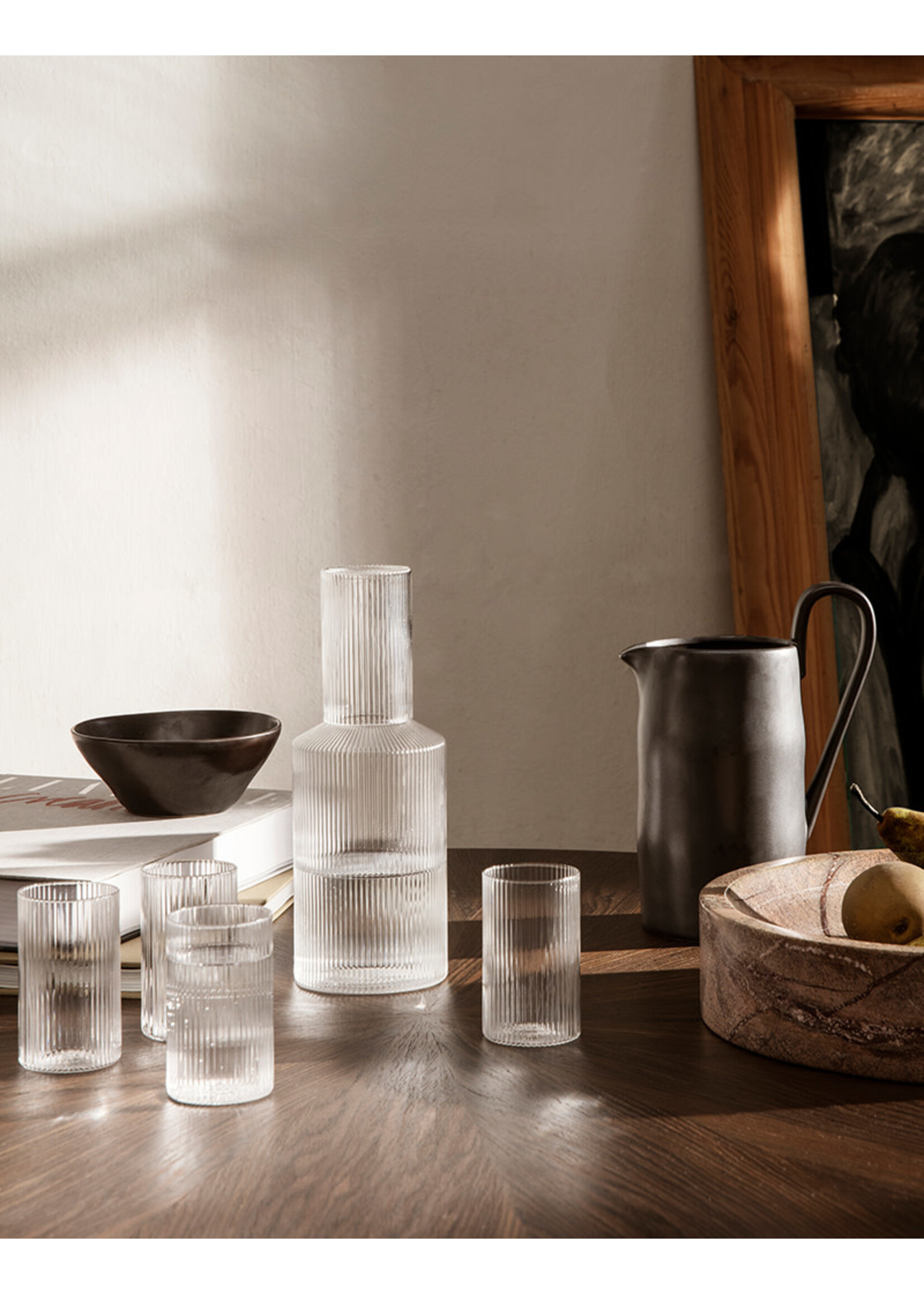 Ferm Living Ripple Verrines - Set of 4 - Clear