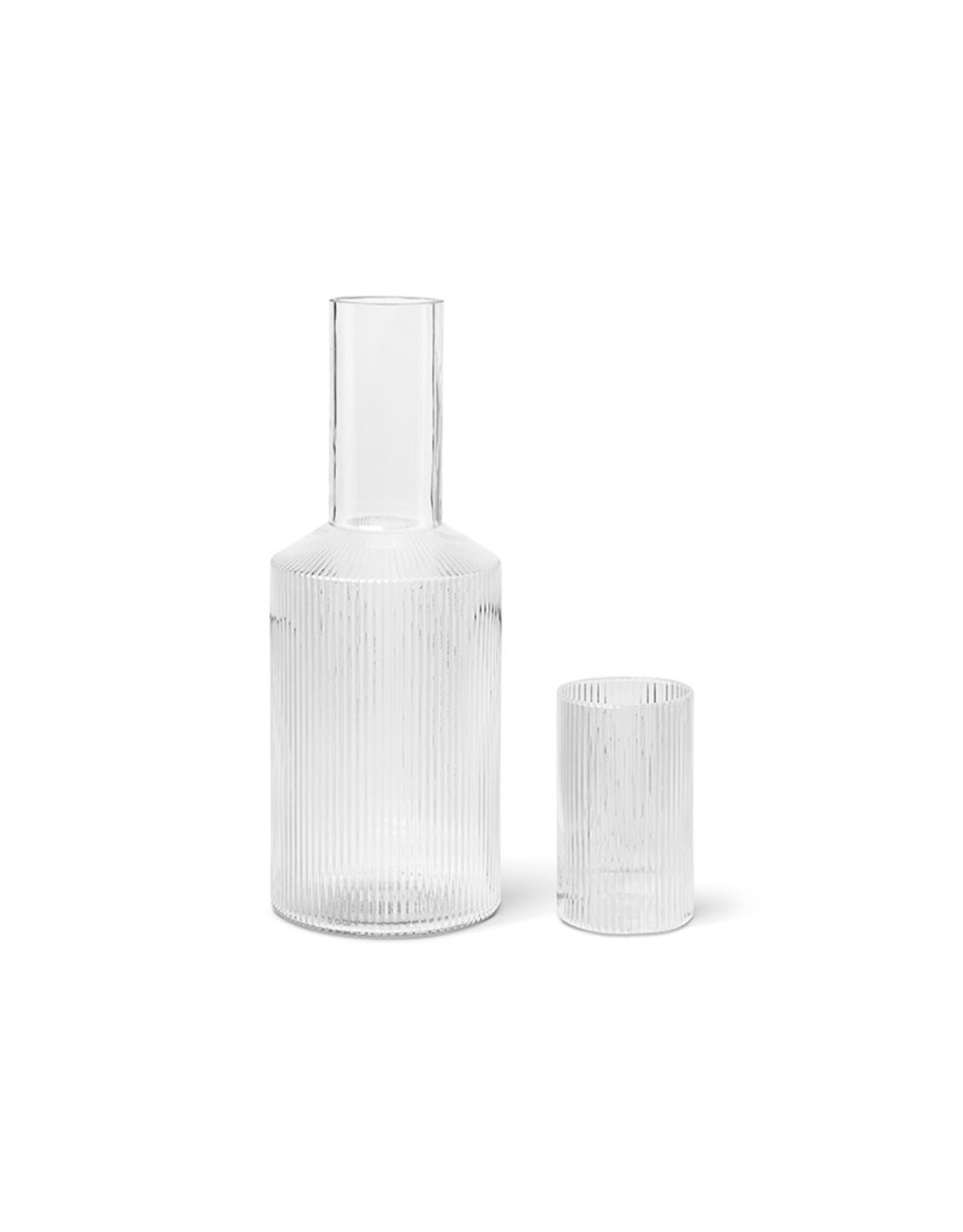 Ferm Living Ripple Carafe Lid | Clear