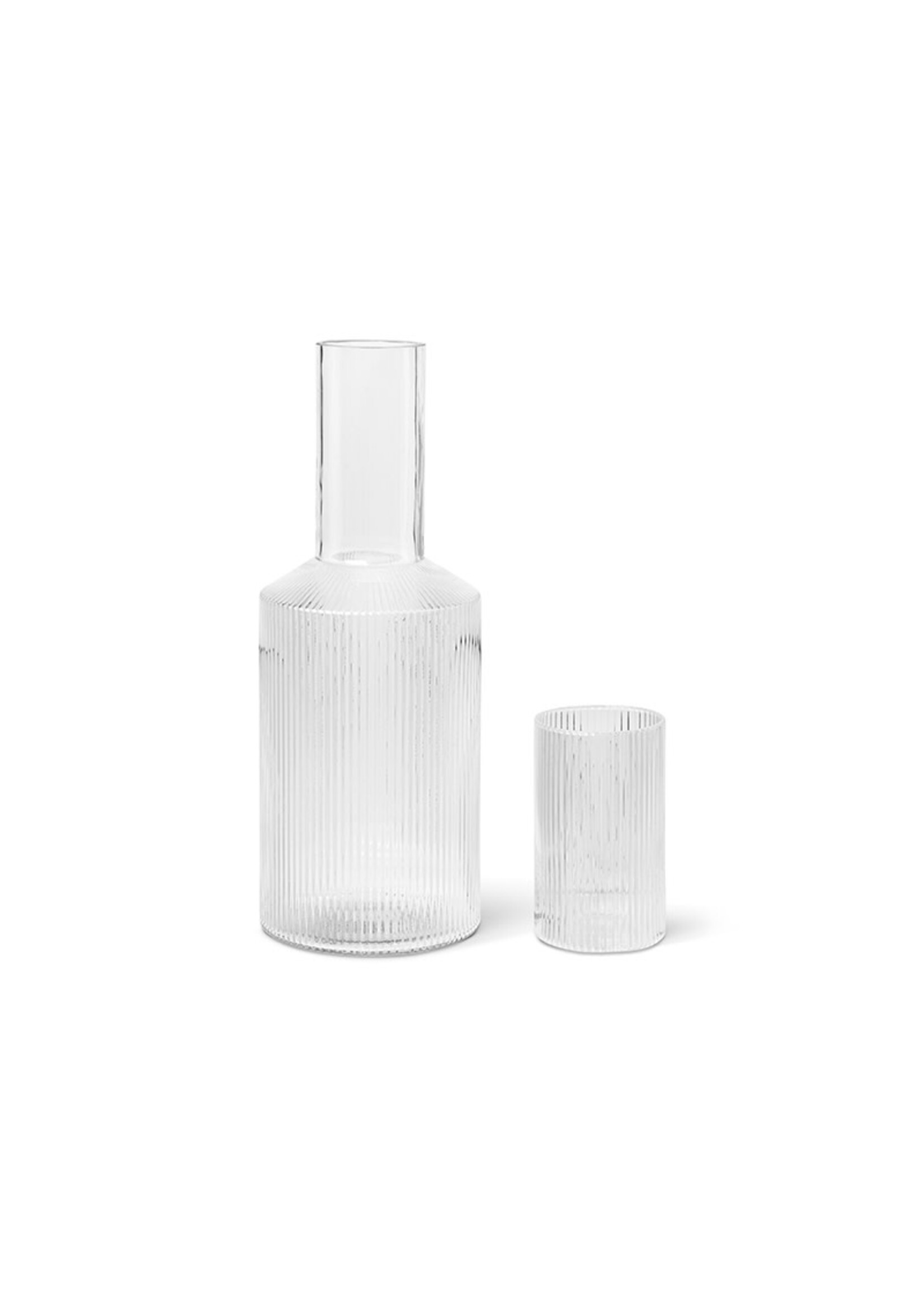 Ferm Living Ripple Carafe - Clear
