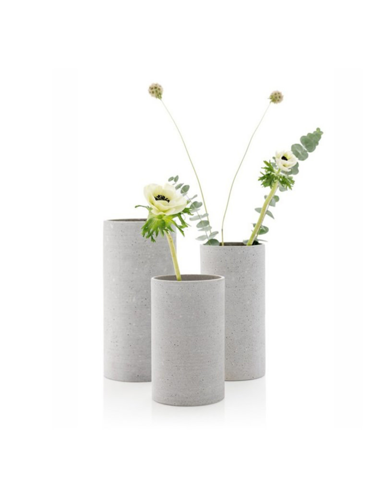 Blomus Coluna Vase M | Light Grey