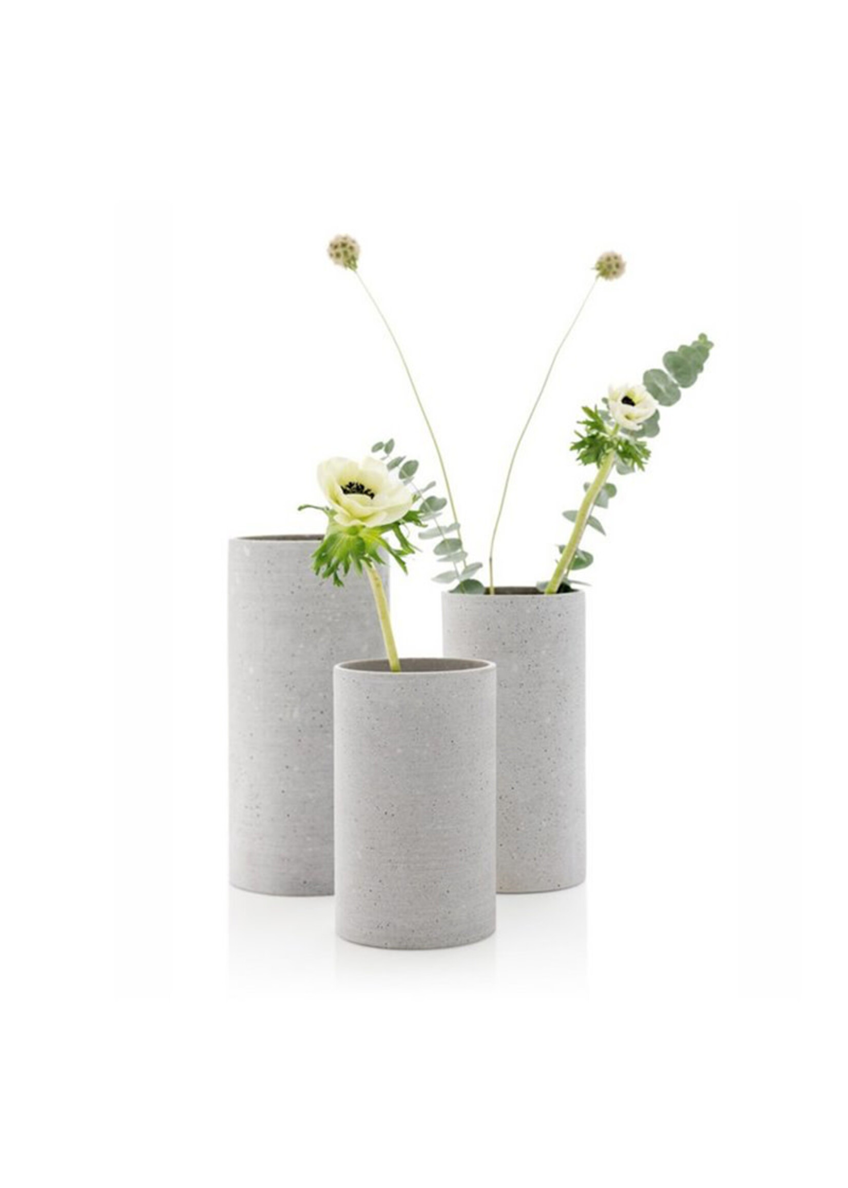 Blomus Coluna Vase M | Light Grey