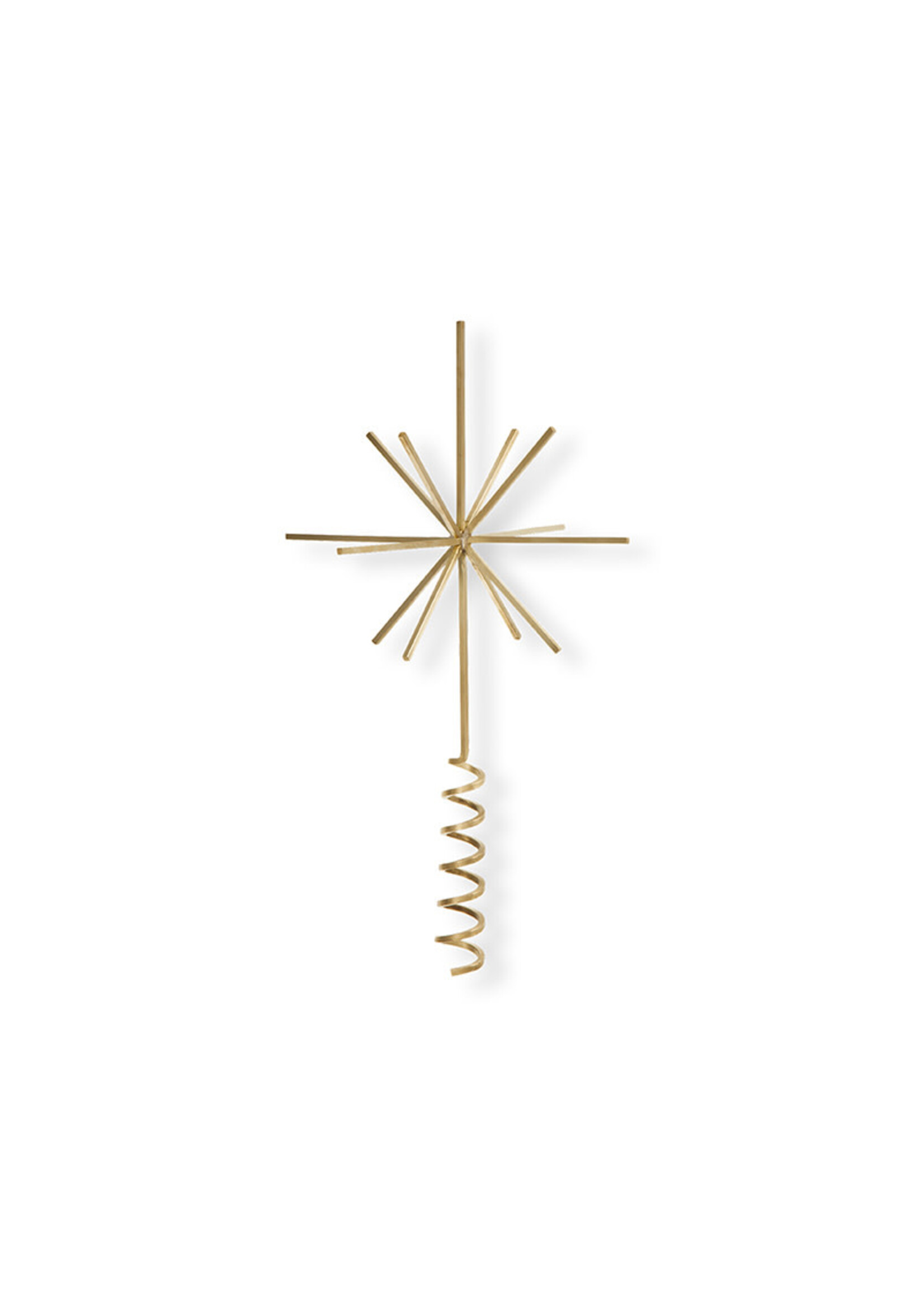 Ferm Living Christmas Tree Top Star - Brass