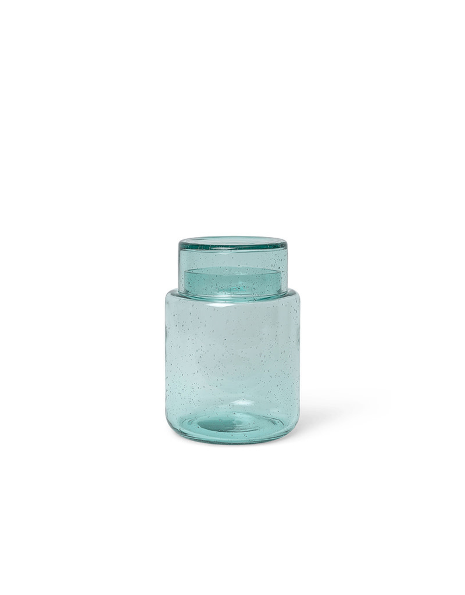 Ferm Living Oli Container - Recycled  Glass