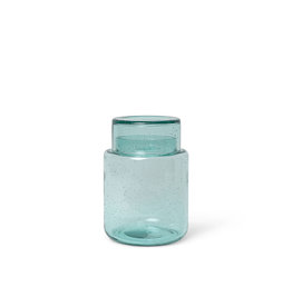 Ferm Living Oli Container - Recycled  Glass