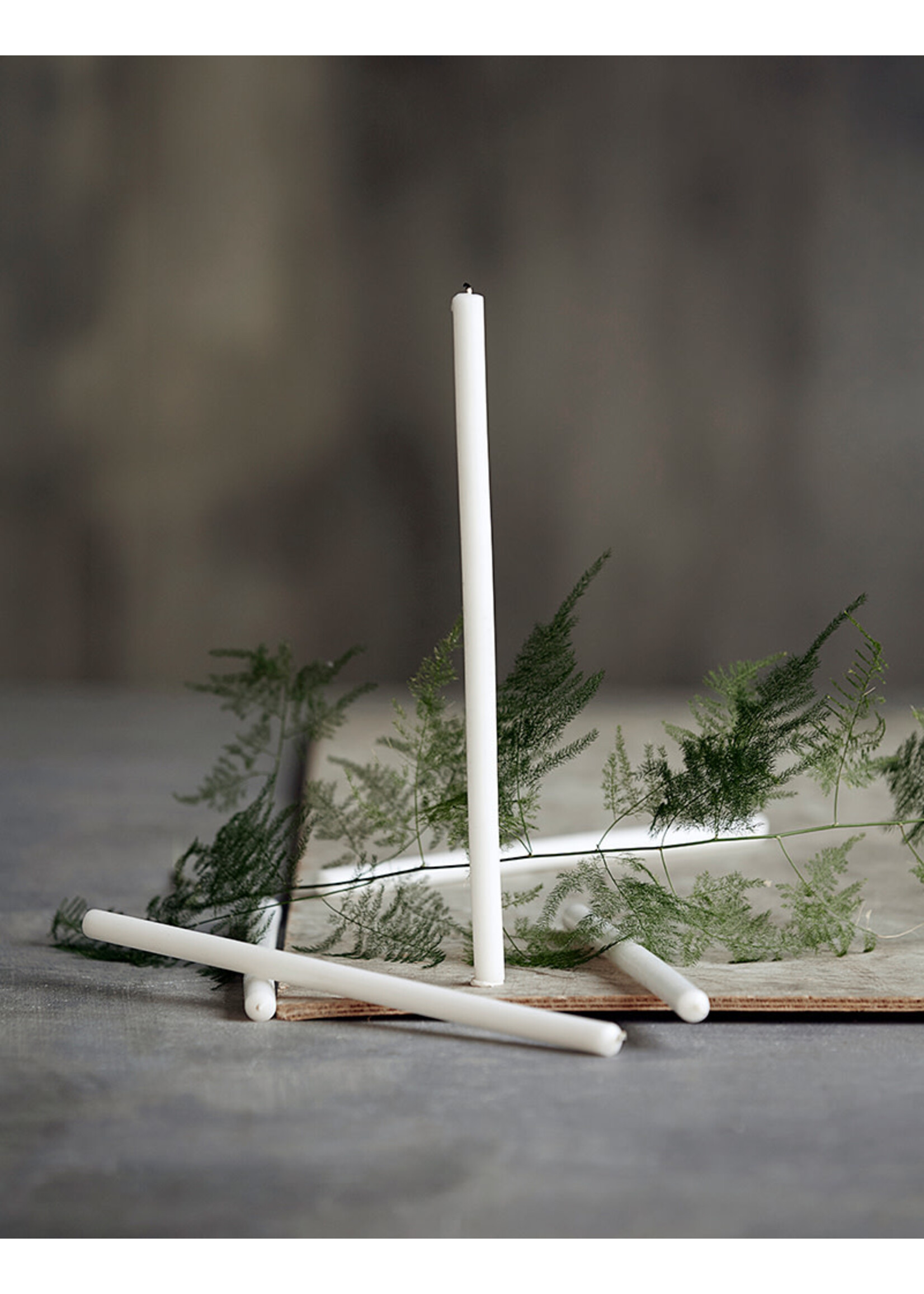 House Doctor Pencil Candle - White