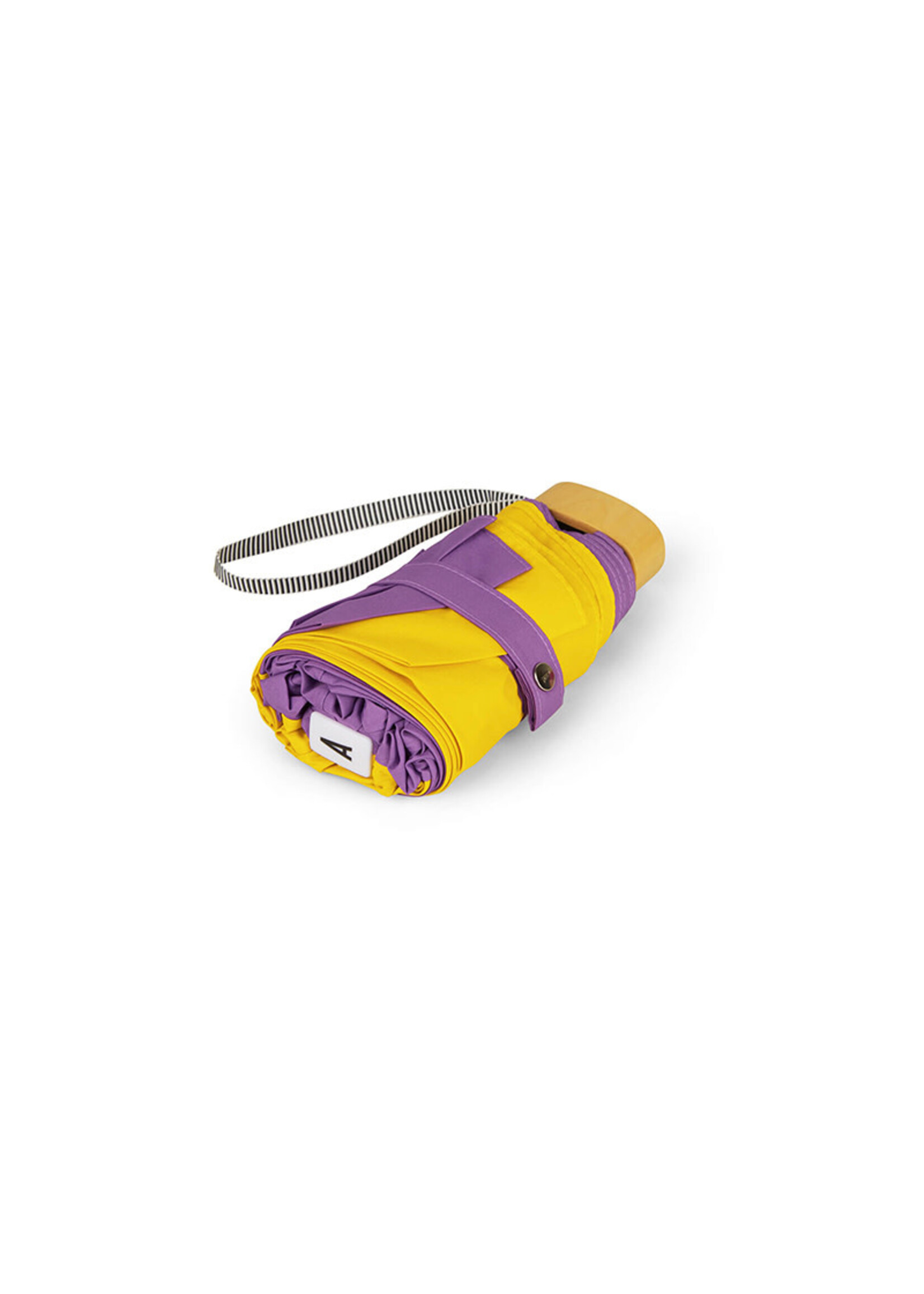 Anatole Folding Umbrella - Lili - Yellow & Lilac