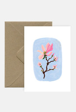 PINK CLOUD STUDIO Greeting Card - Magnolia