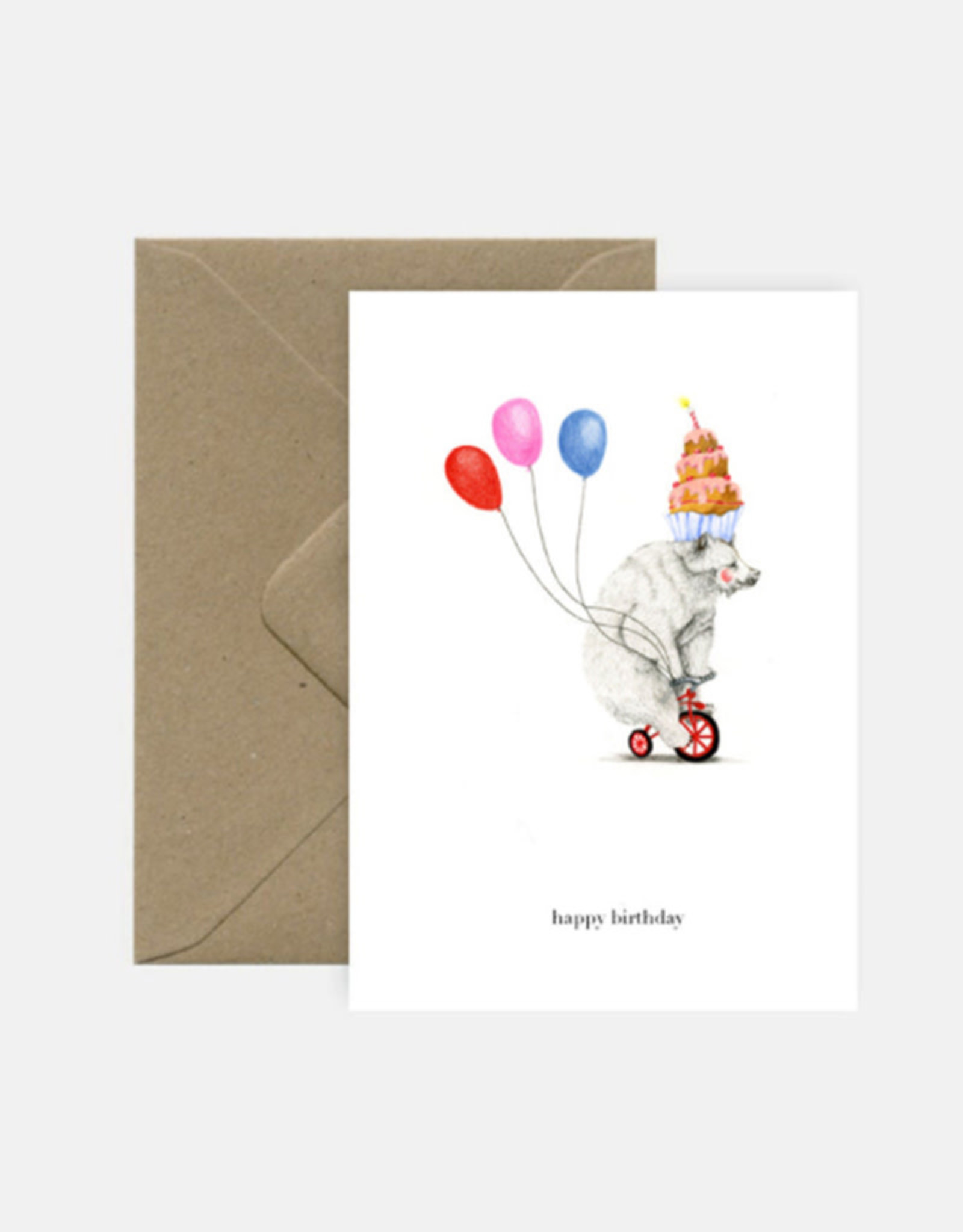 Pink Cloud Studio Greeting Card - Party Animal