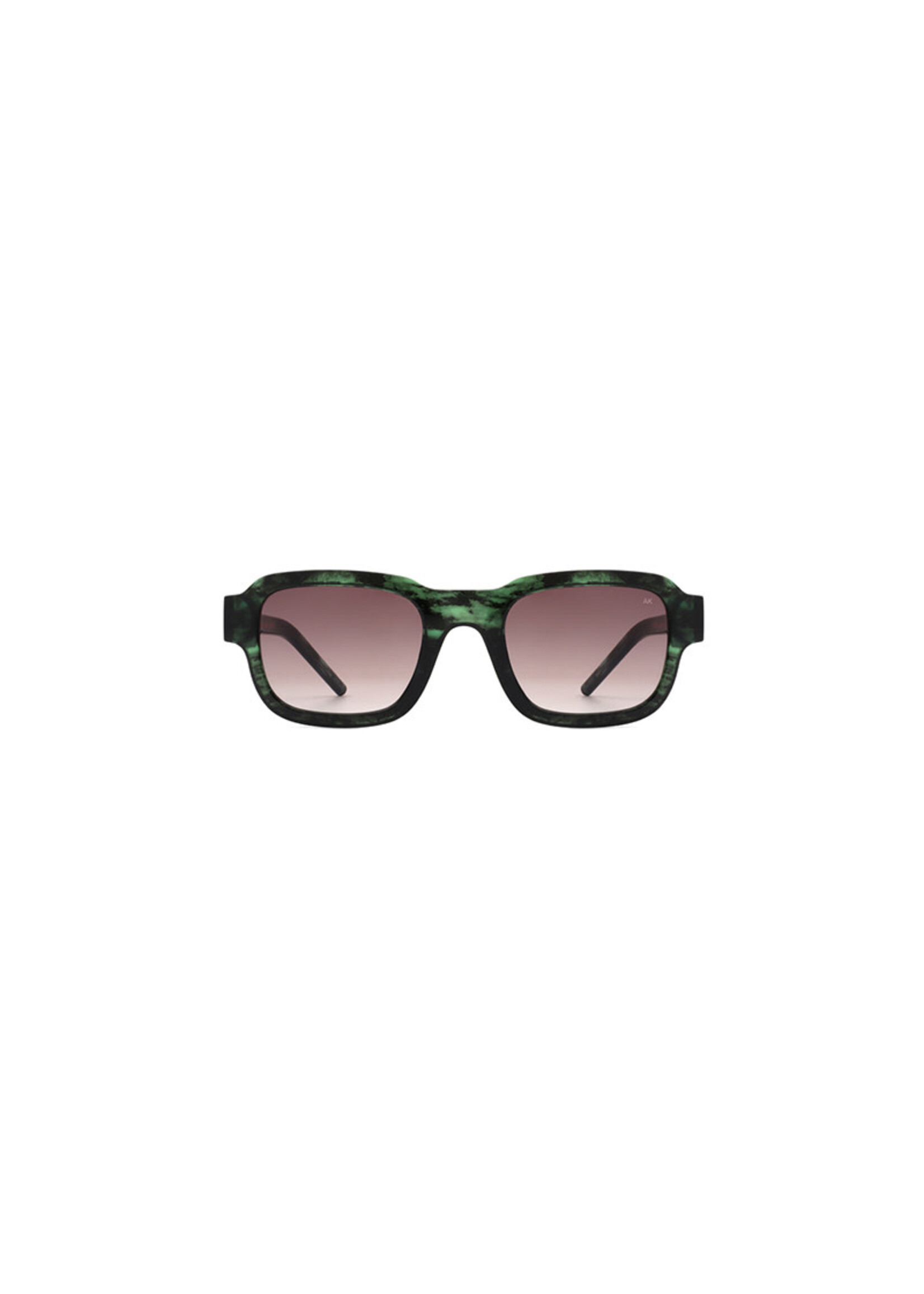A.Kjærbede Sunglasses Halo - Green Marble Transparent