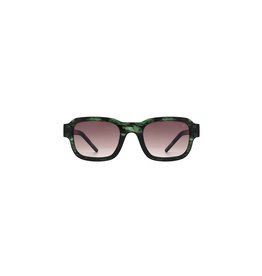 A.KJAERBEDE Sunglasses Halo - Green Marble Transparent