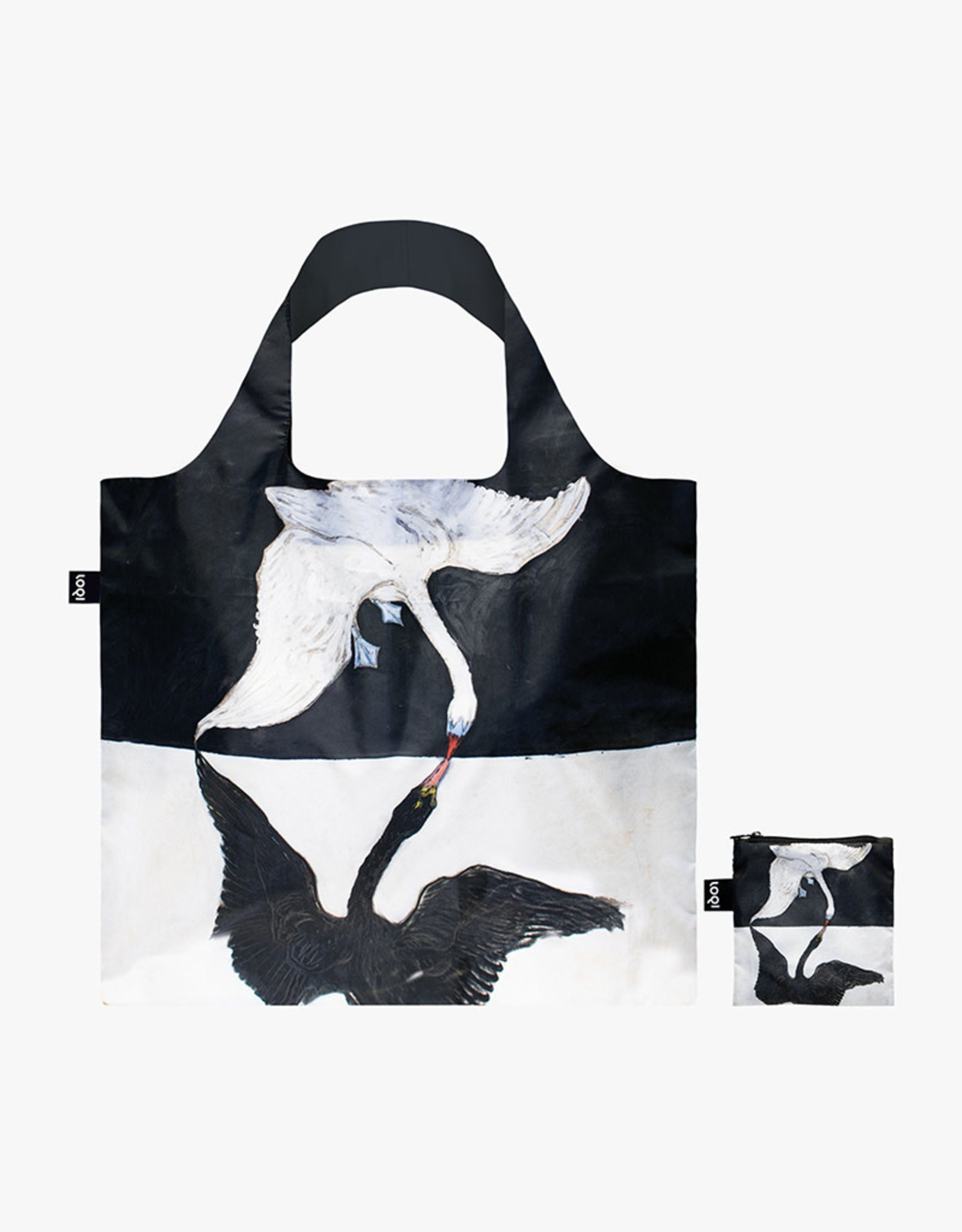 LOQI Shopping Bag | Hilma af Klint - The Swan