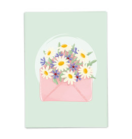 Kaart Blanche Flowers Mail