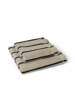 Ferm Living Alee Bath Towel | Sand/Black