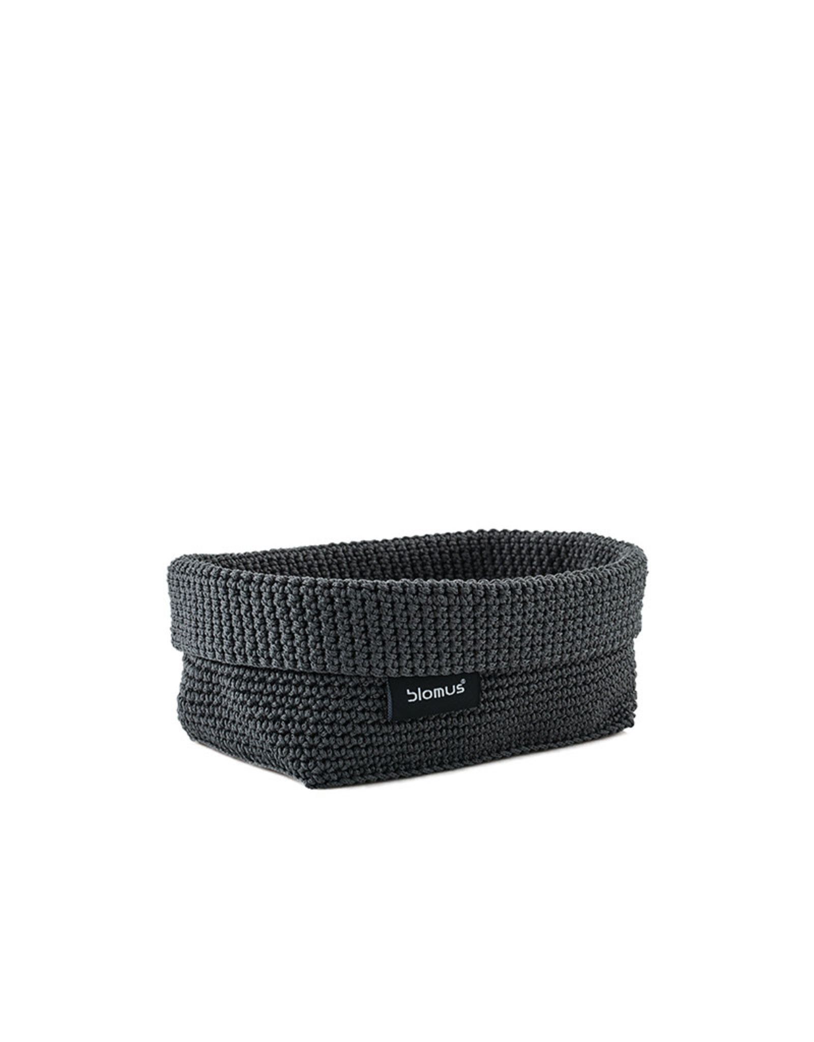 Blomus Tela Crochet Rope Basket L - Anthracite