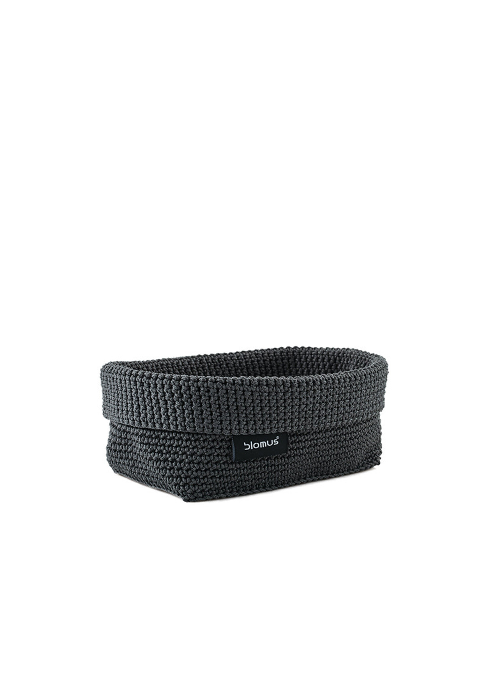 Blomus Tela Crochet Rope Basket L - Anthracite