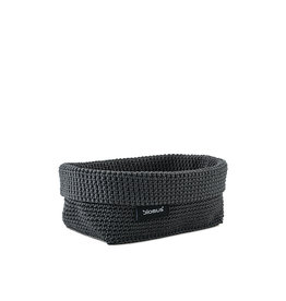 Blomus Tela Crochet Rope Basket L - Anthracite