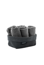 Blomus Tela Crochet Rope Basket L - Anthracite