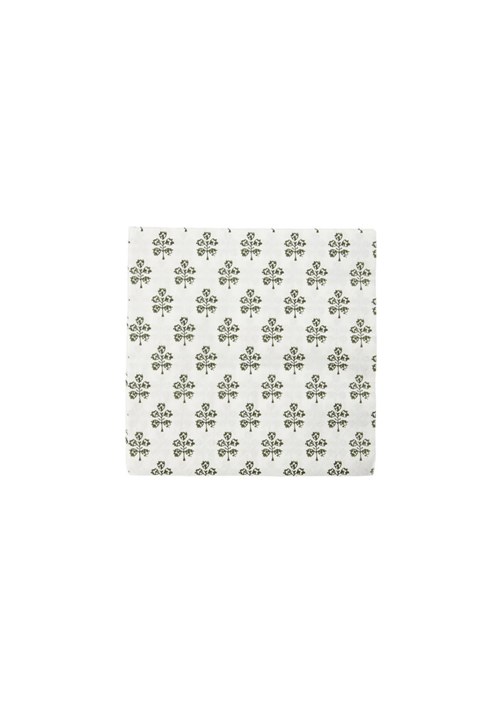 House Doctor Paper Napkins - Plant - Green