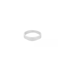 Pernille Corydon Ring Moonscape - Silver - 52