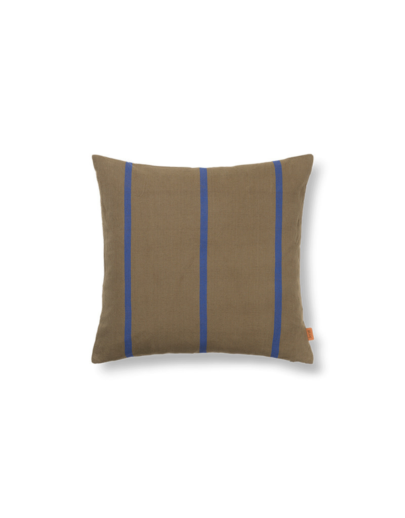 Ferm Living Grand Cushion | Olive/Bright Blue