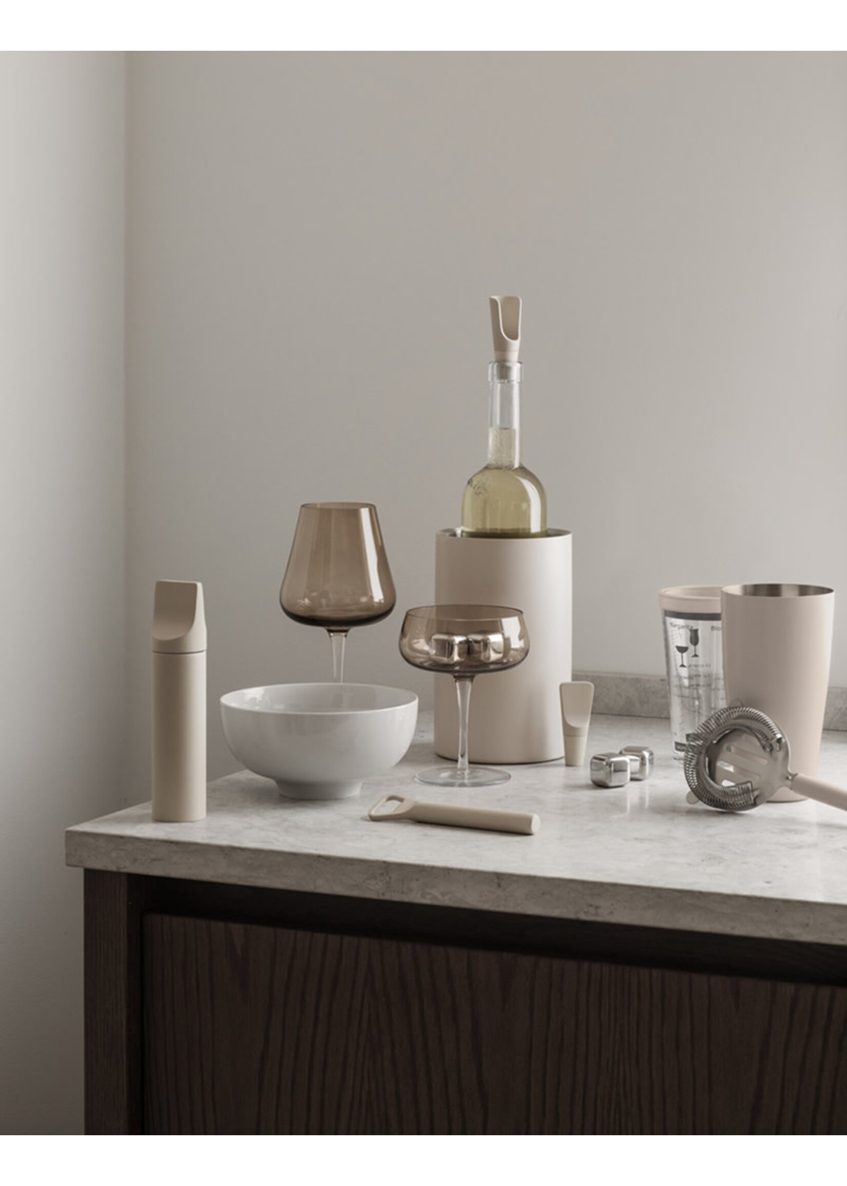 Blomus Ilo Set of 4 Wine Accessories - Moonbeam