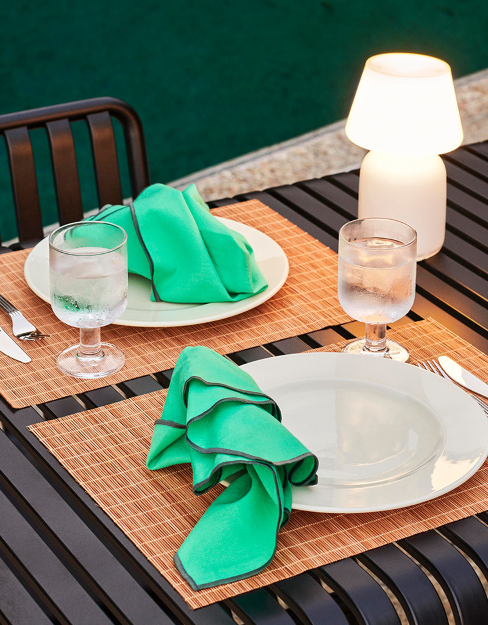 HAY Outline Napkins | Set of 4 | Green