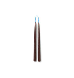 Ferm Living Dipped Candles | Brown