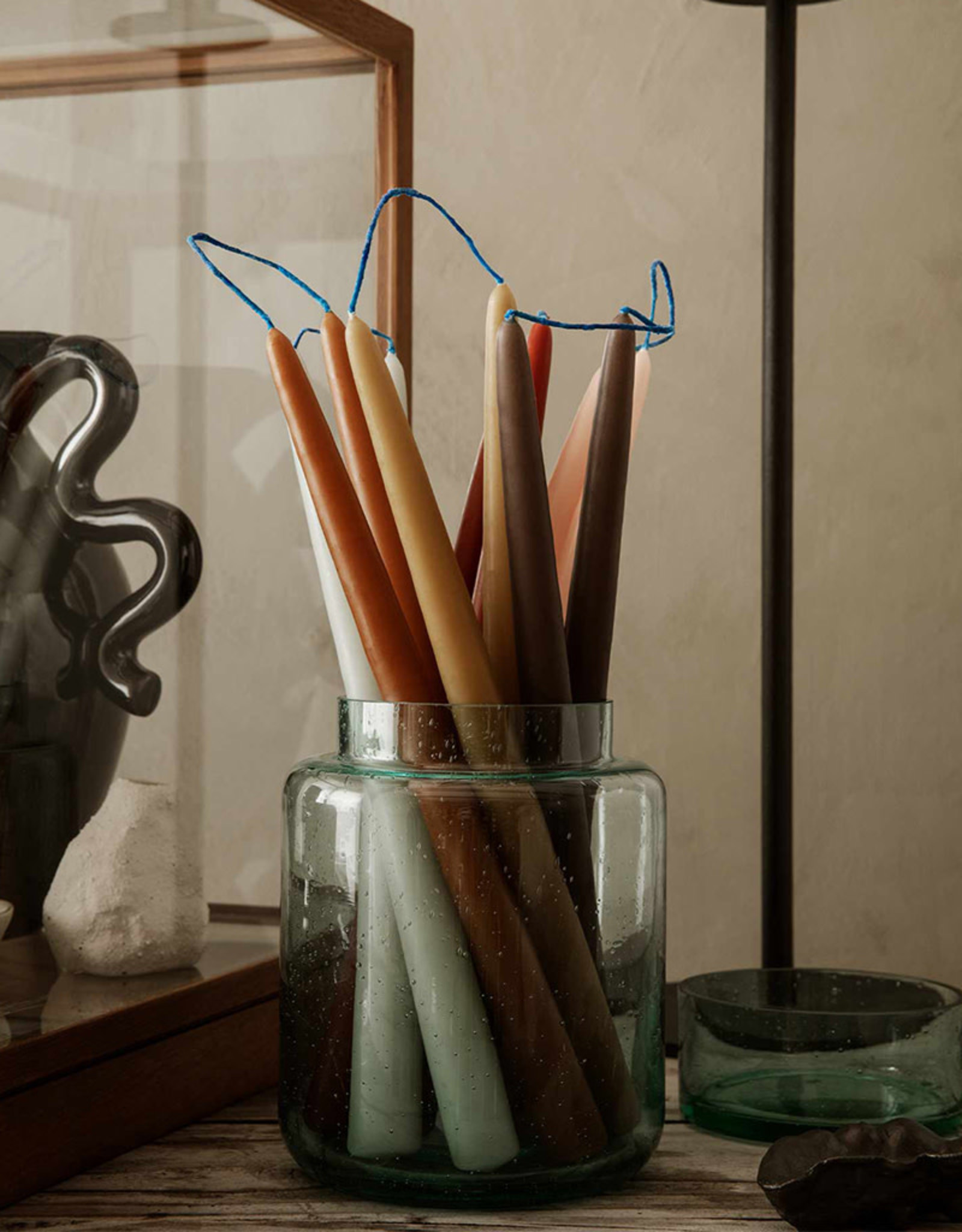 Ferm Living Dipped Candles - Set of 2 - Straw