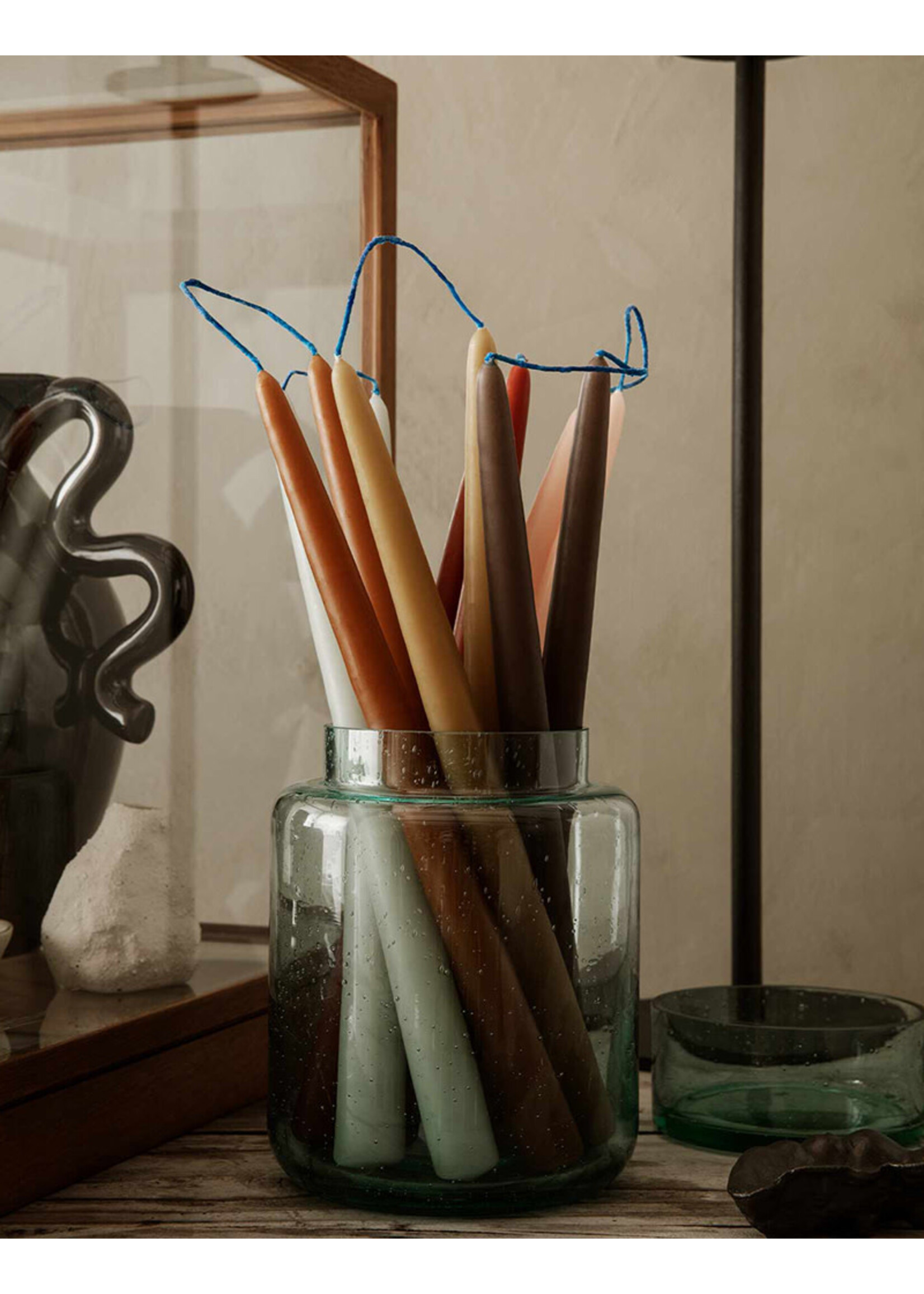 Ferm Living Dipped Candles | Straw