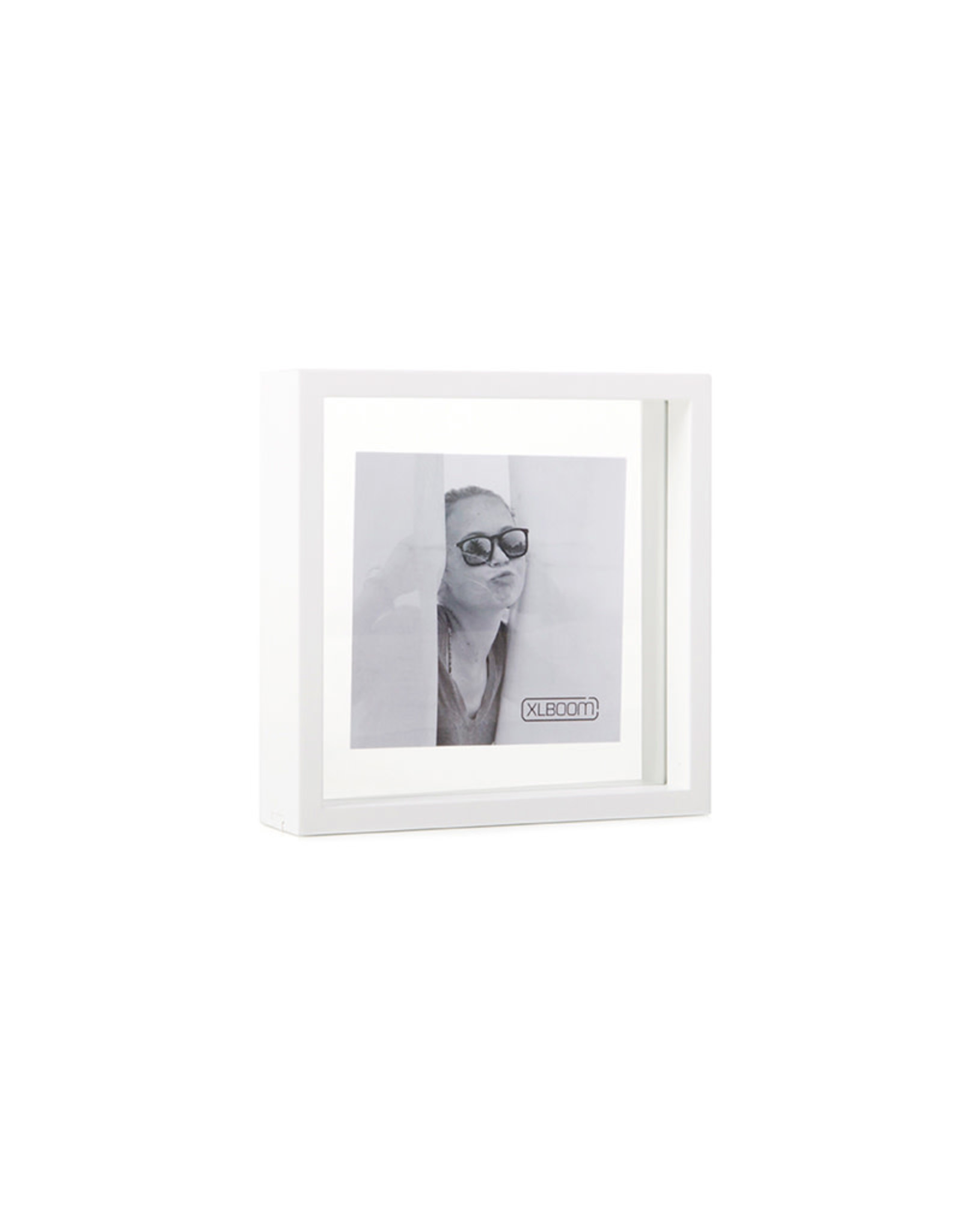 XLBoom Square Floating Box Photo Frame - 20 x 20 - White