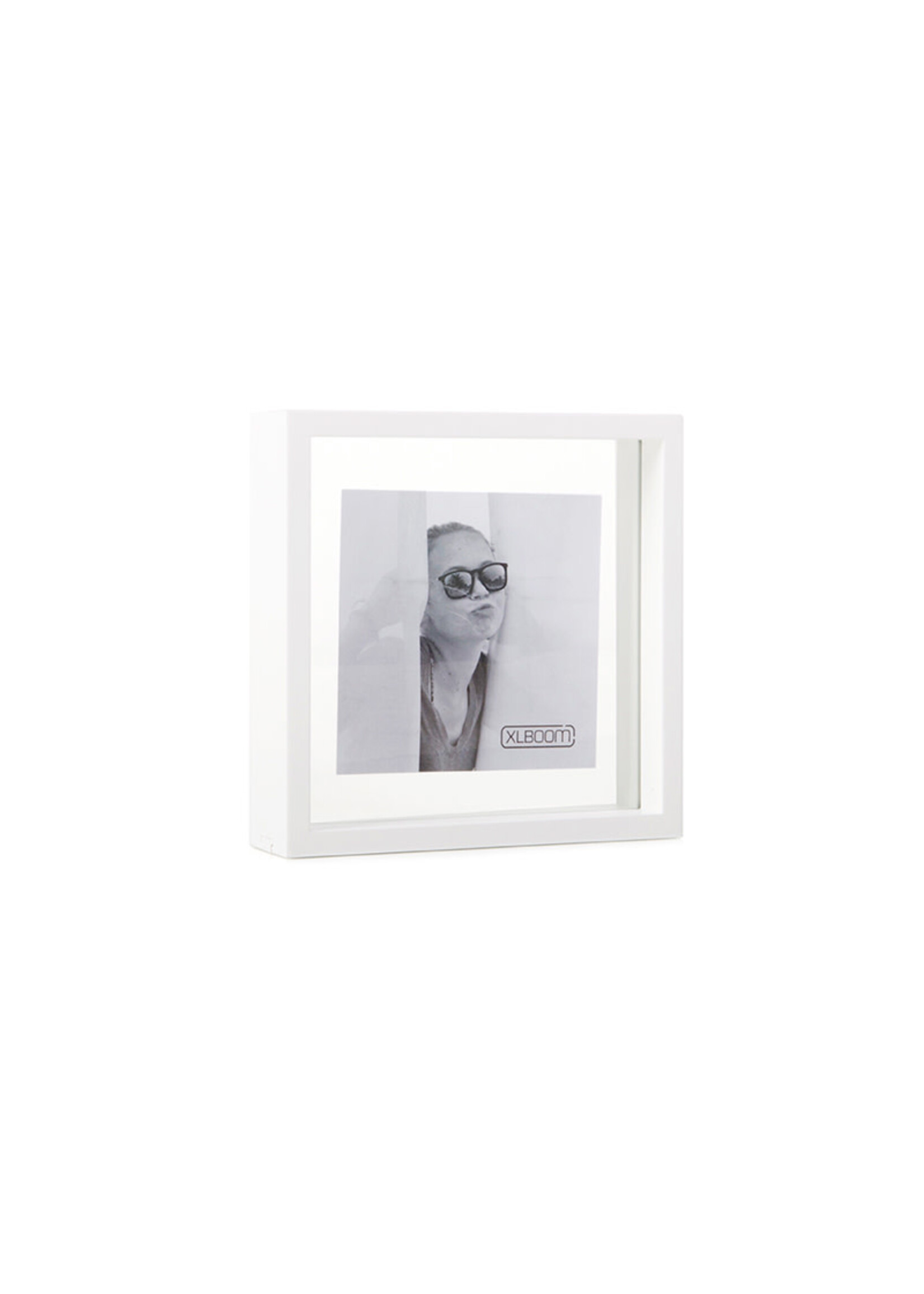 XLBoom Square Floating Box Photo Frame - 20 x 20 - White