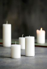 House Doctor Pillar Candle Ø7 H10 - White