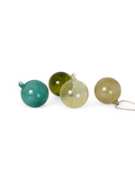 Ferm Living Glass Baubles - L - Set of 4