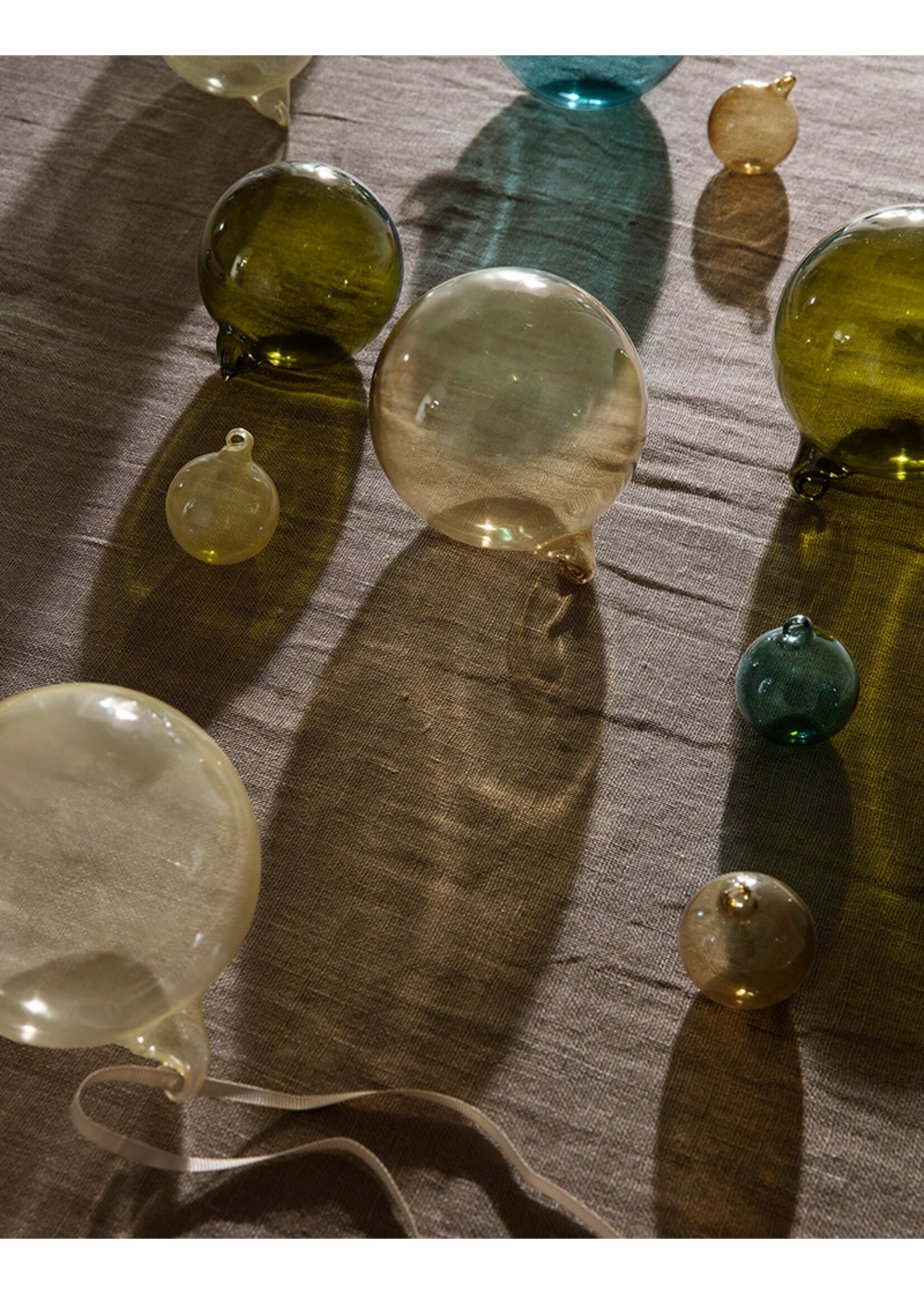 Ferm Living Glass Baubles - L - Set of 4