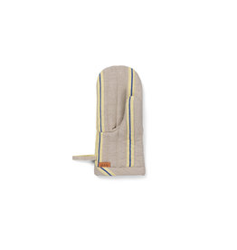 Ferm Living Hale Oven Mitt - Oyster/Lemon/Bright Blue