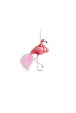 Vondels Glass Ornament - Flamingo