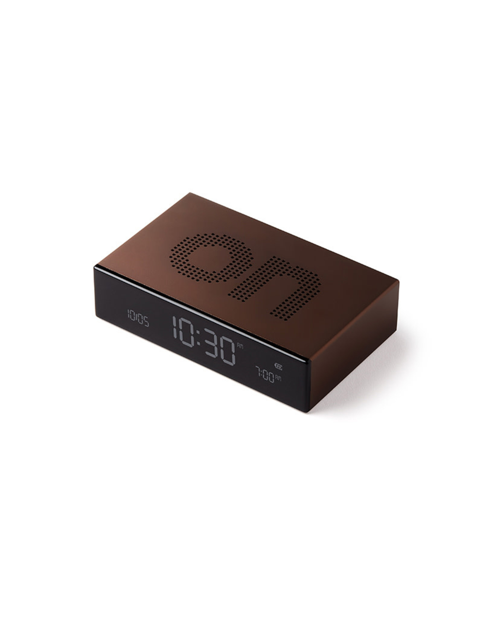 Lexon Flip Clock Premium | Bronze