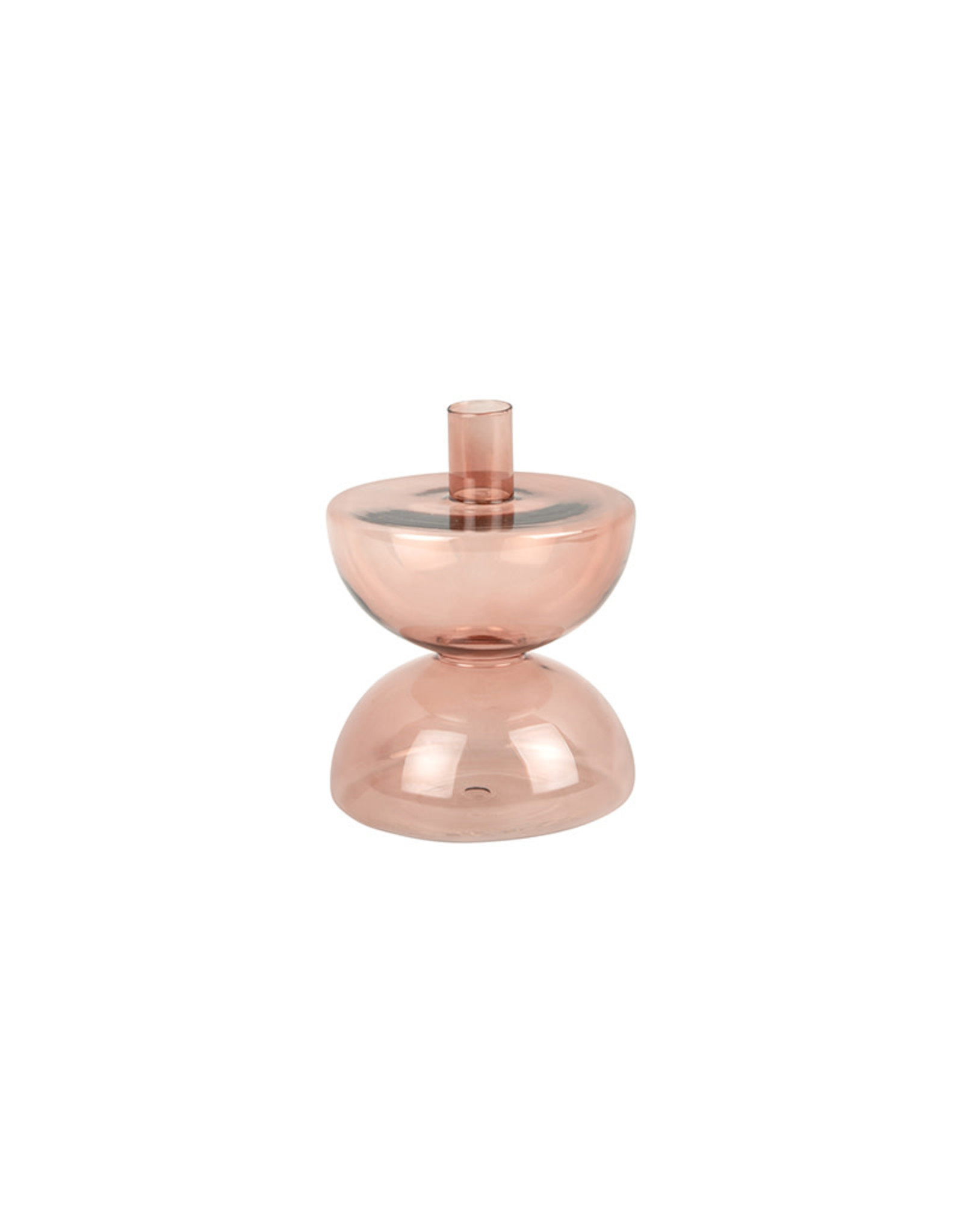 Present Time Diabolo Candle Holder - L - Faded Pink