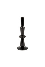 Present Time Sparkle Tall Candle Holder | Black